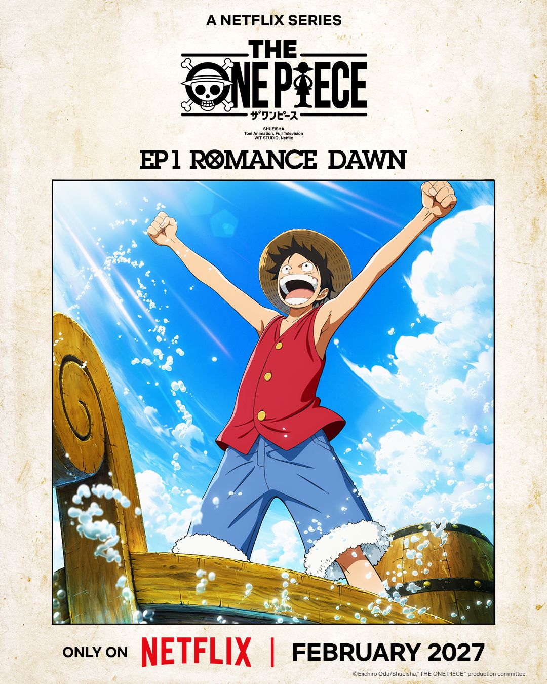 Remake de One Piece revela imagem e acende debate entre fãs