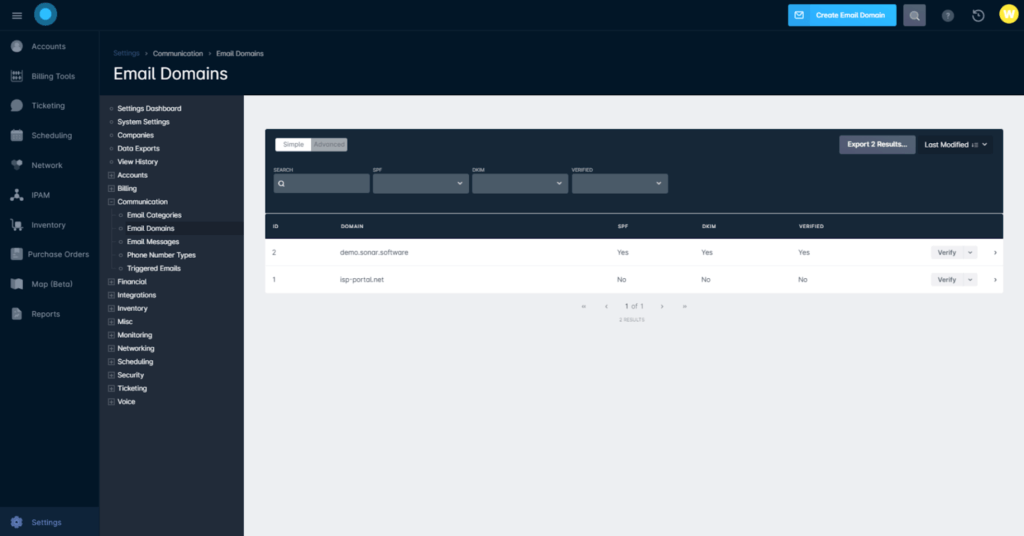 Sonar Software