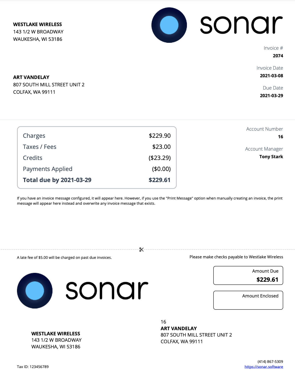 Sonar Software