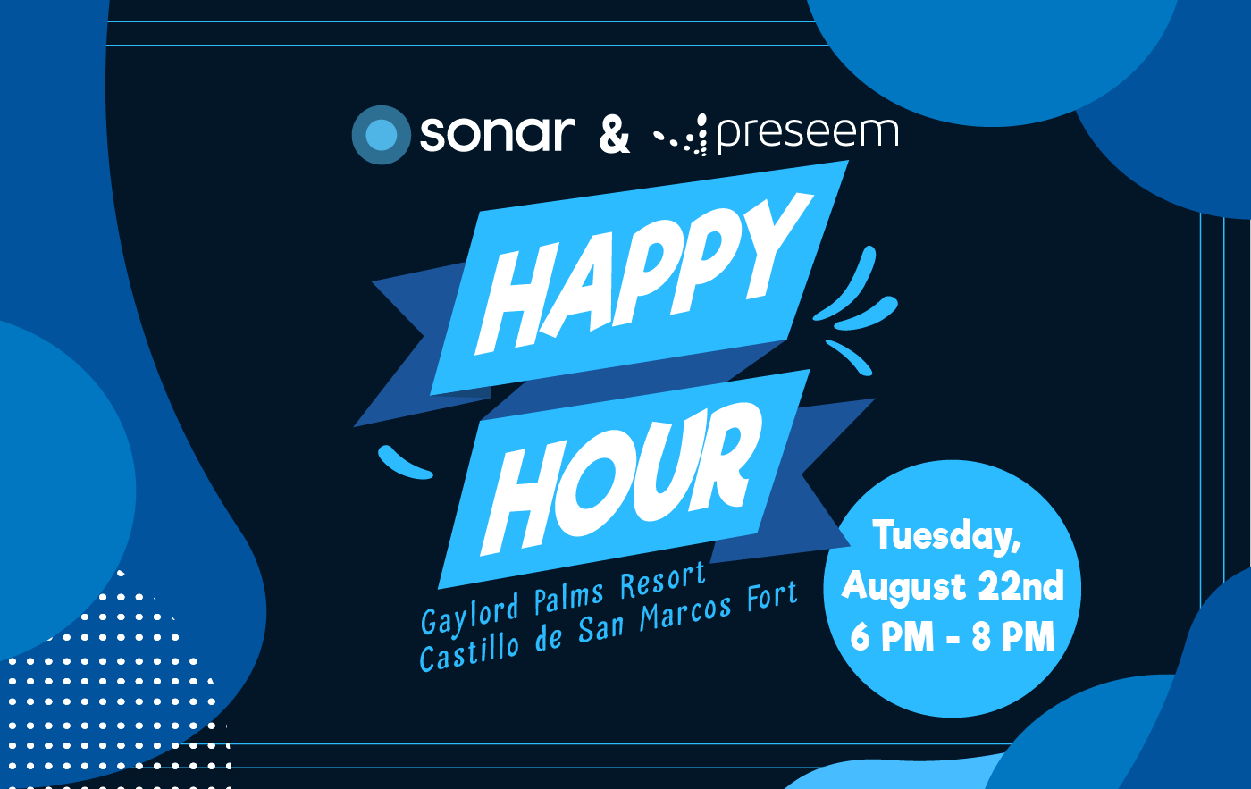Sonar & Preseem Happy Hour at Fiber Connect 2023