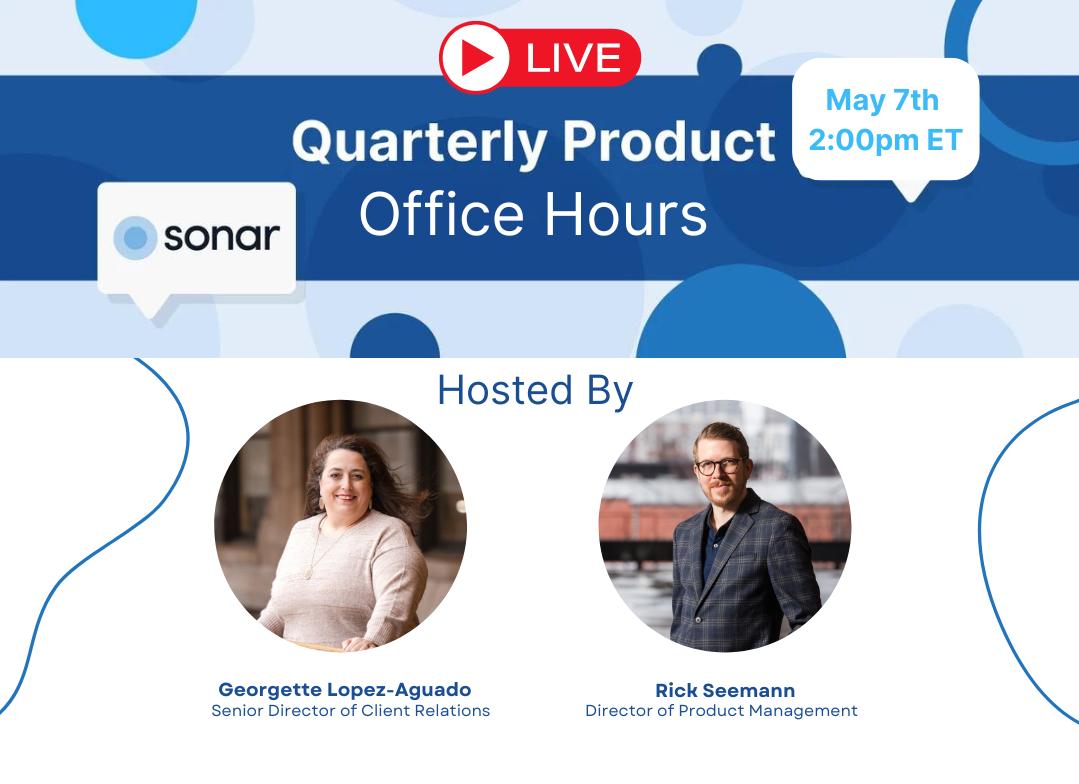 Sonar Product Office Hours