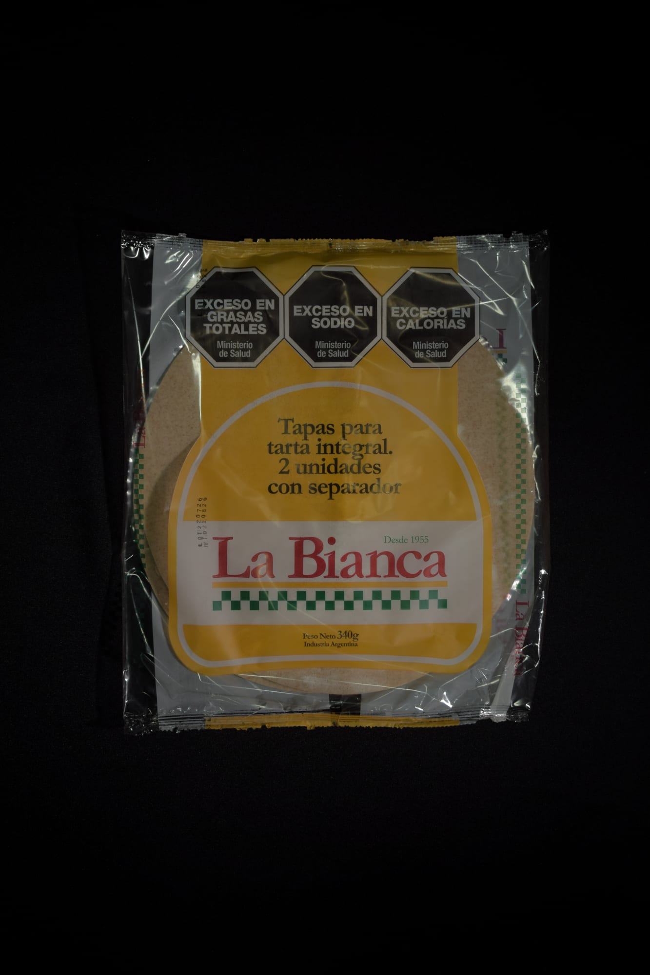 Tapa integral para tarta con separador