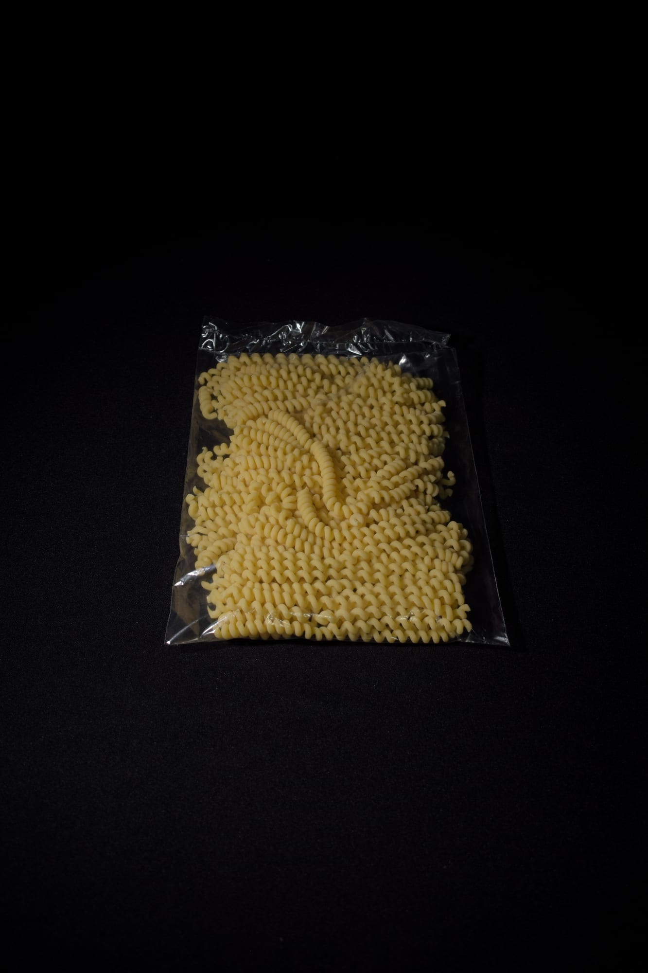 Fideos fussilis al huevo