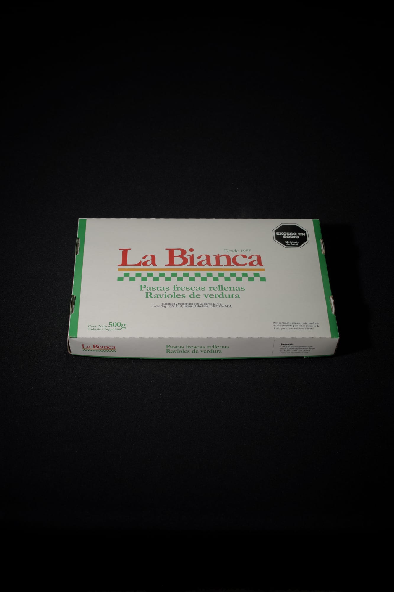 Ravioles con verdura