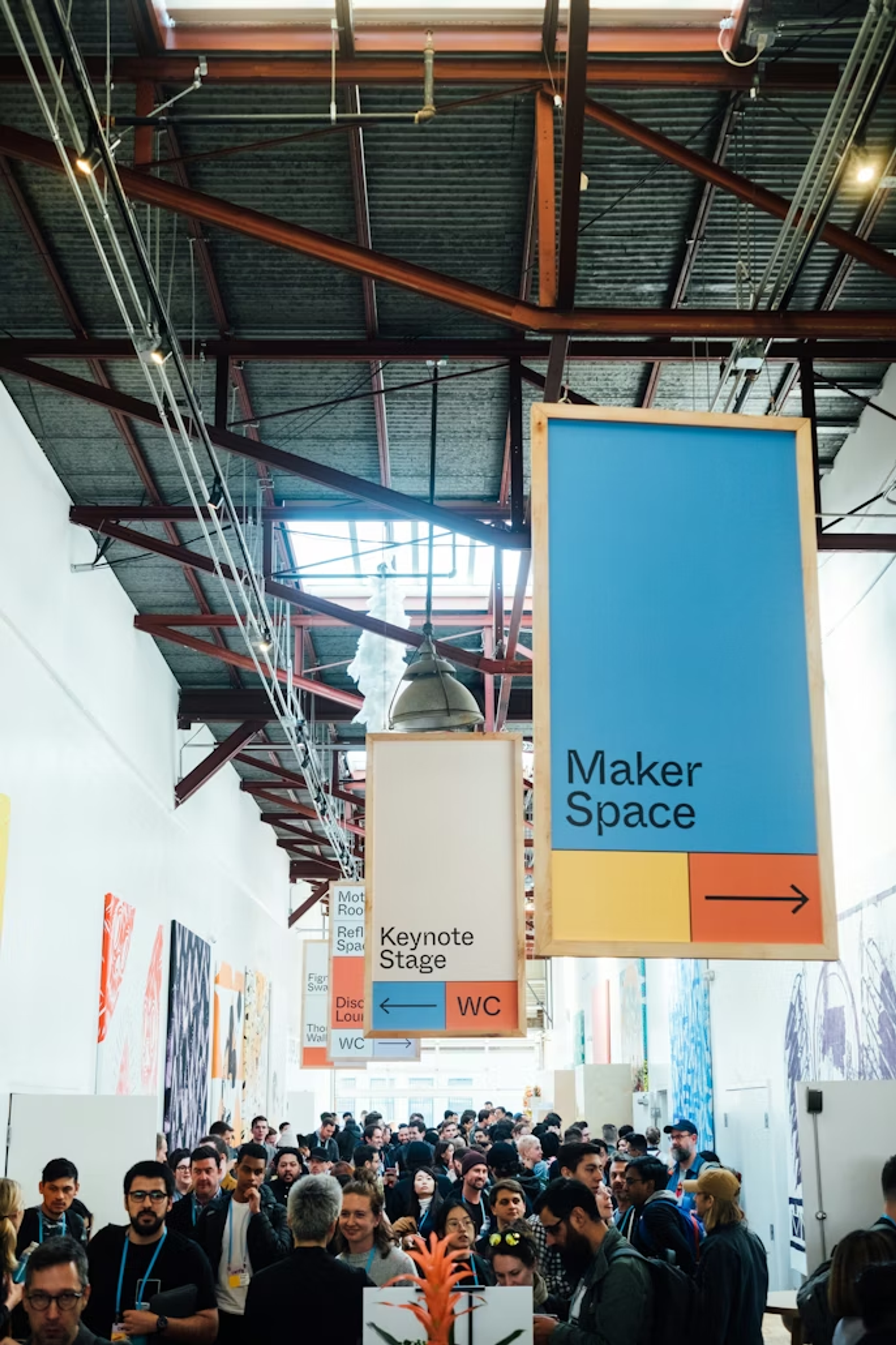 Crowd at a design conference