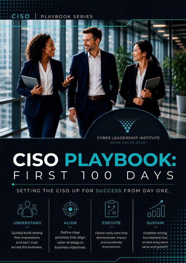CISO Playbook: The First 100 Days cover
