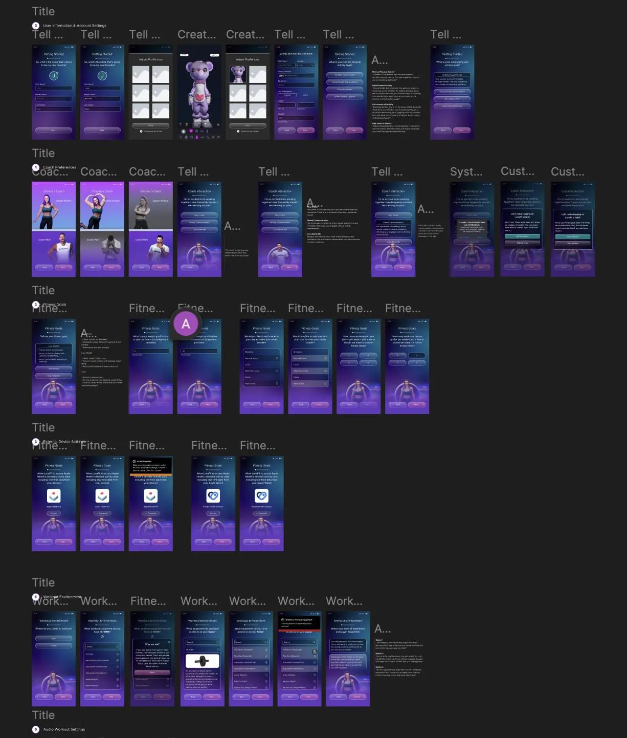 Redesigned onboarding screens