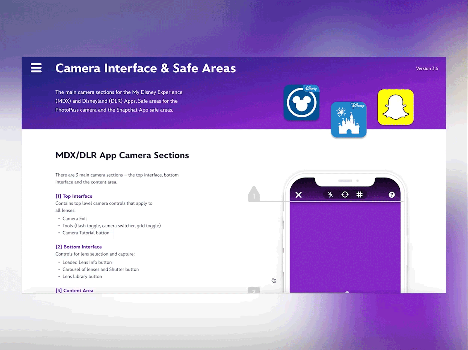 Photopass Lenses Design System
