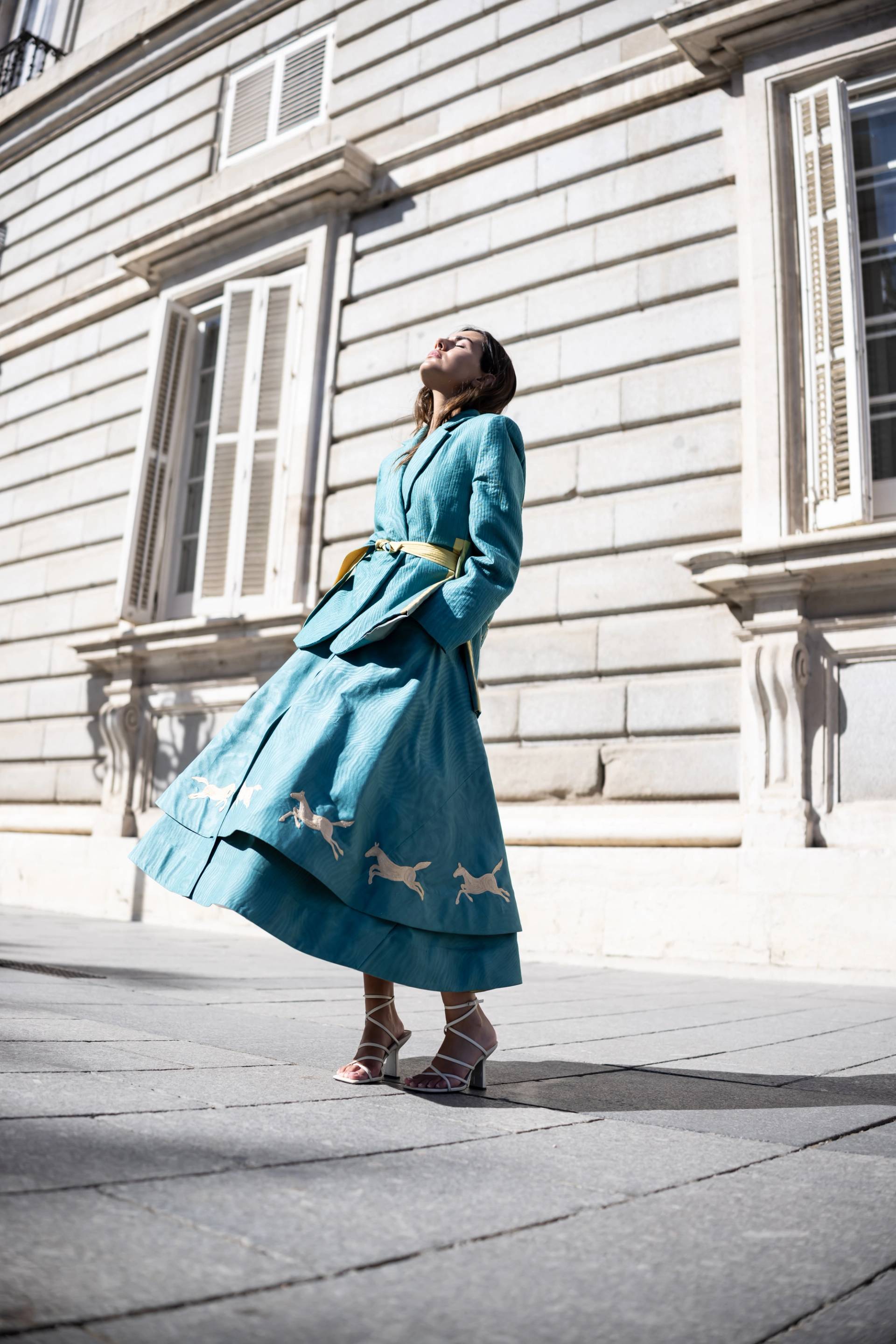 Юбка с лошадками