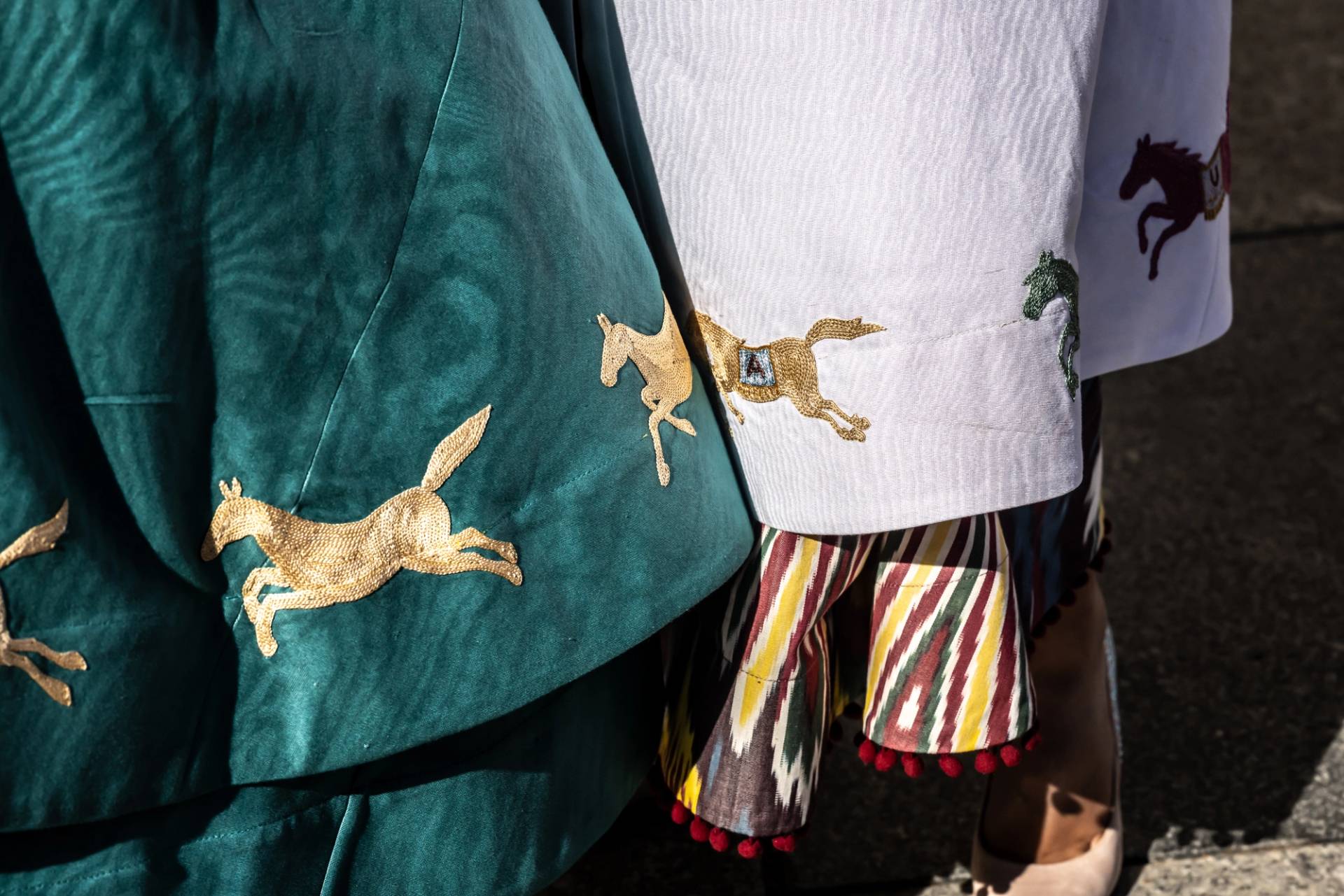 Юбка с лошадками