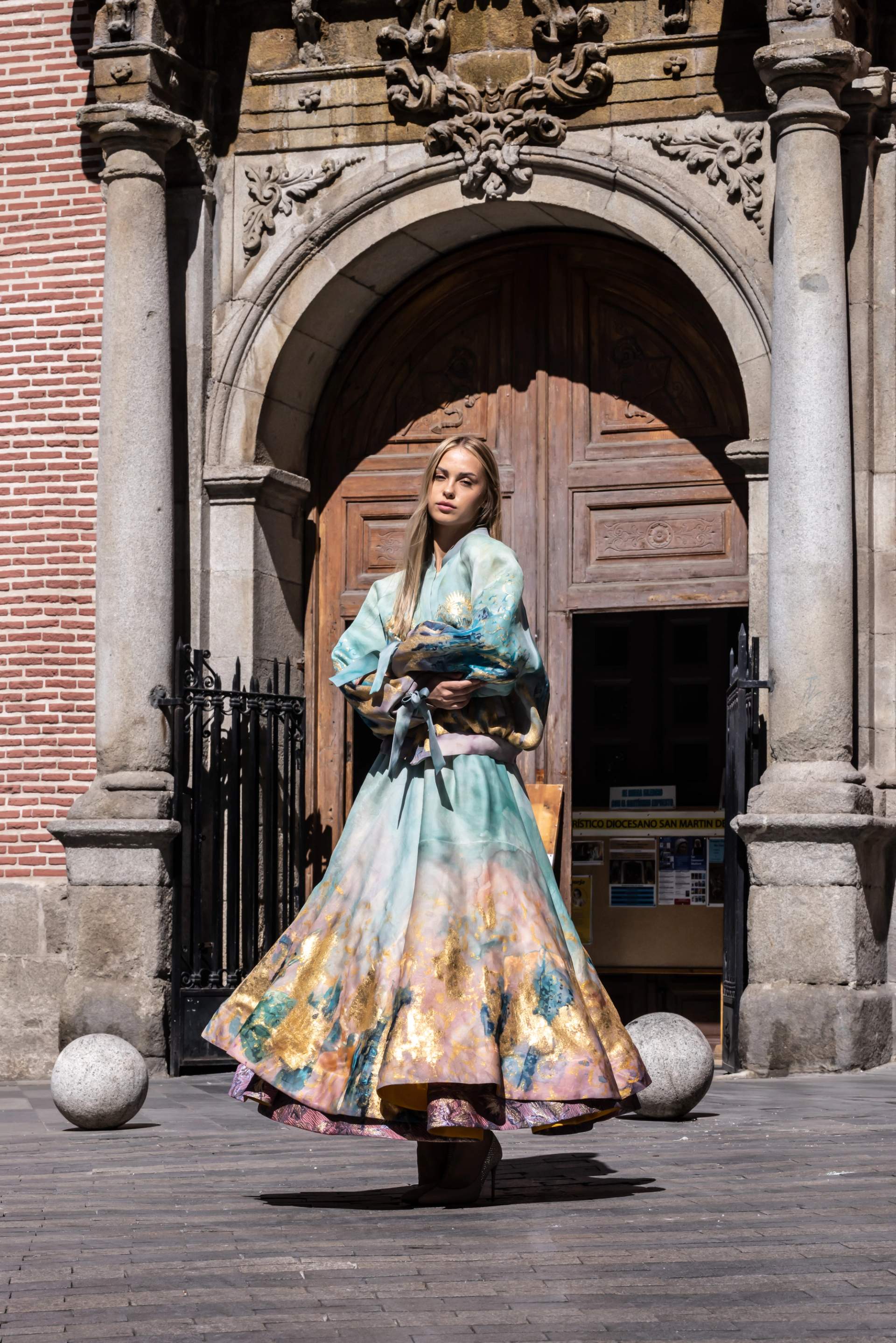 Двухъярусная юбка 