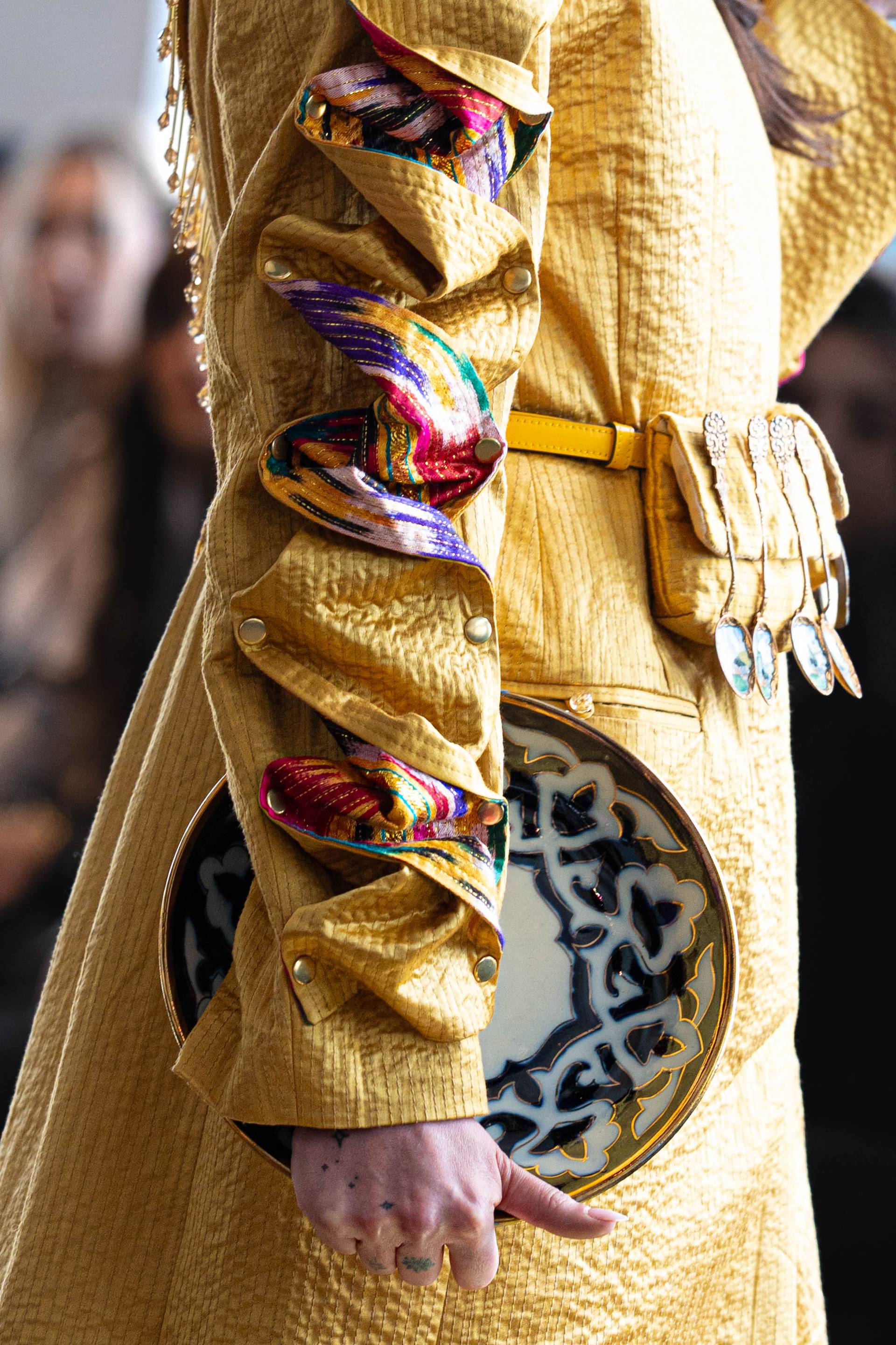 Стеганное пальто