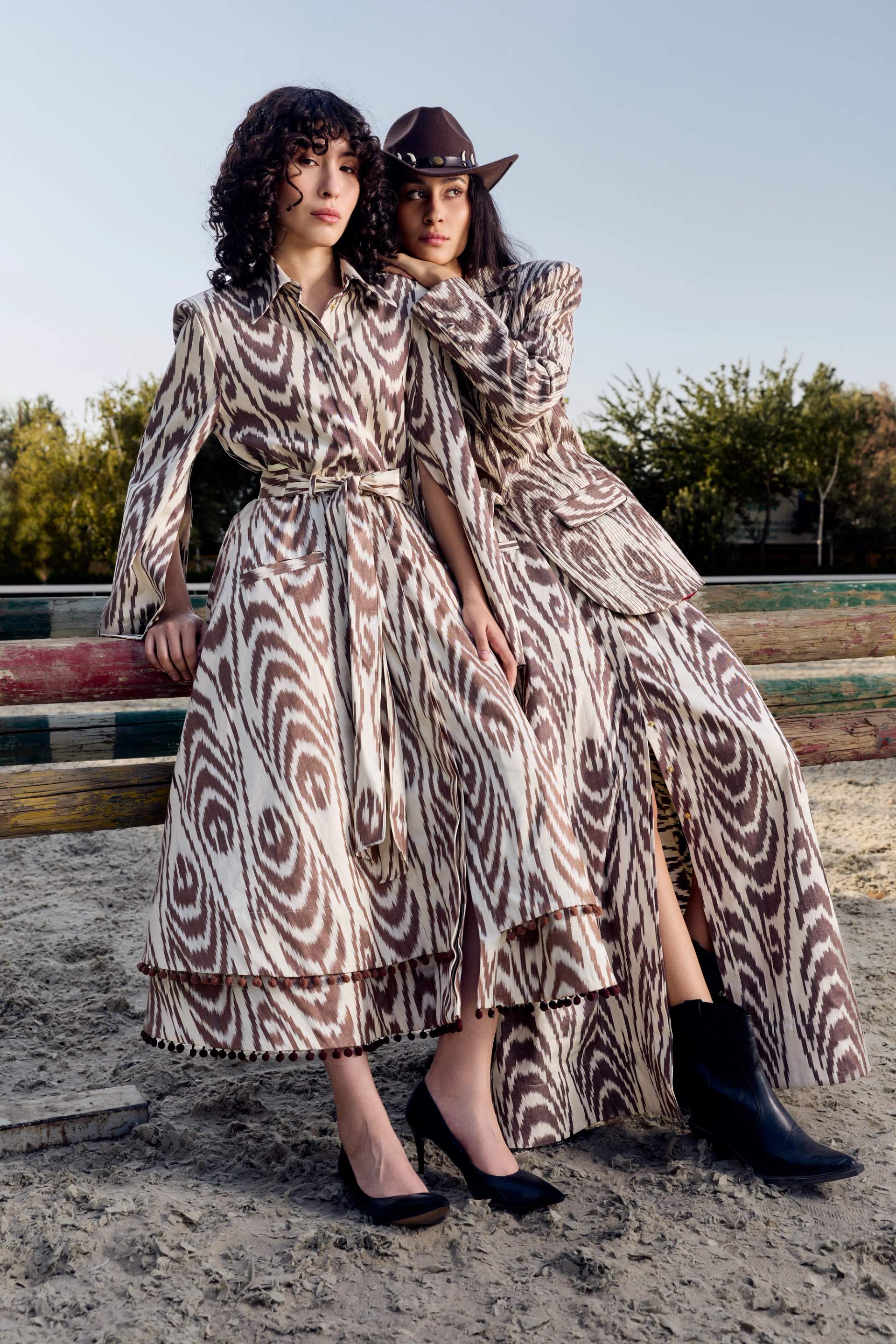 Двухъярусная юбка 