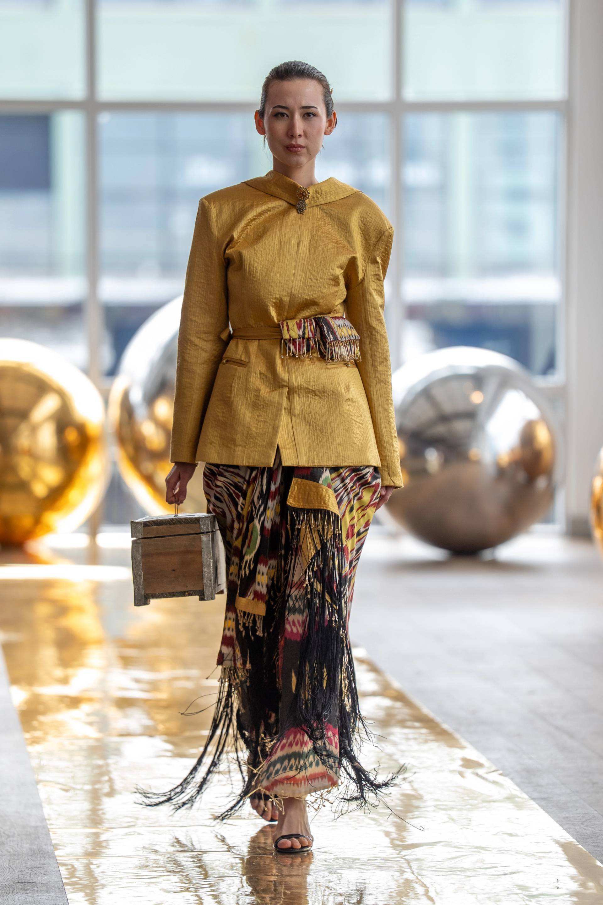 Стеганный жакет