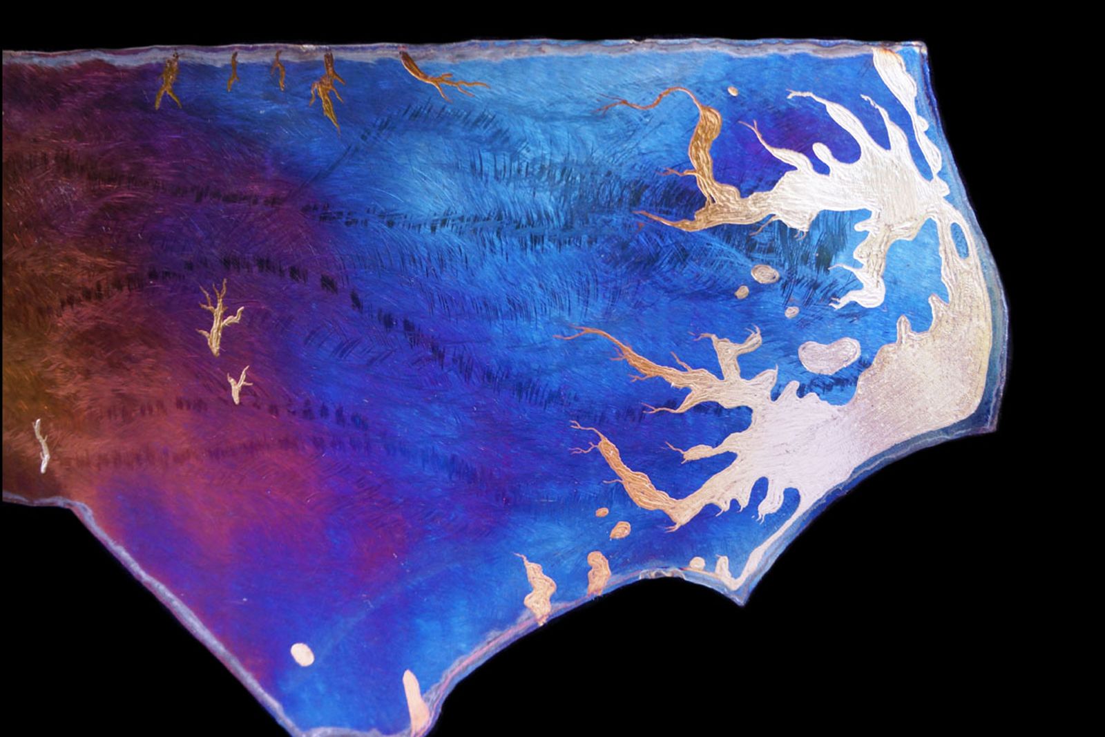 Metal NC map close up