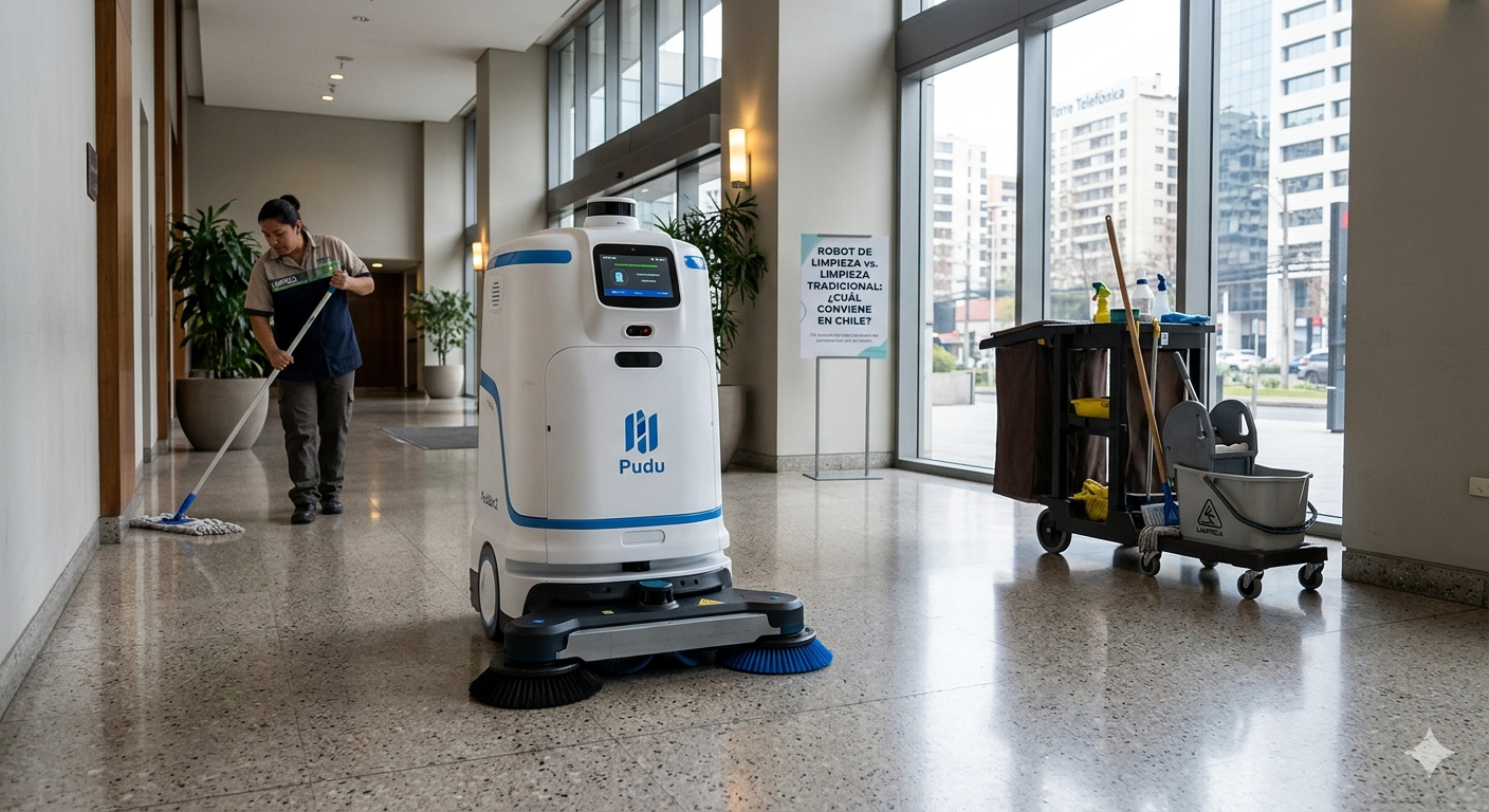 Robot de limpieza vs. limpieza tradicional: ¿cuál conviene en Chile?