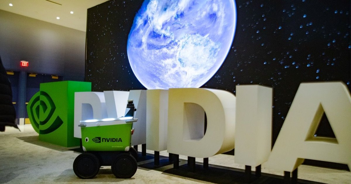 Official image for Serve Robotics and NVIDIA stage live delivery activation at CES 2026