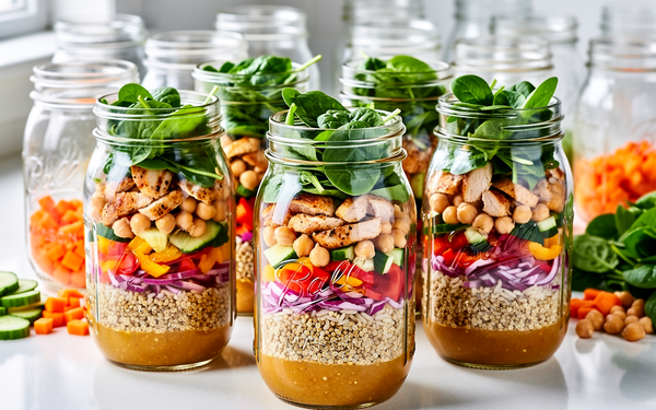 The Science of the 5-Day Salad Jar: A Nutritionist's Guide to Fresh, Stress-Free Lunches
