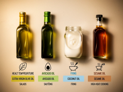 The Healthiest Cooking Oils: Smoke Points, Nutrition, and Best Uses
