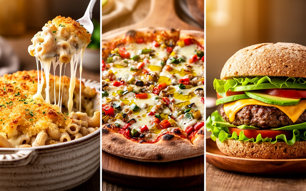 Healthy Comfort Food Makeovers: Mac & Cheese, Pizza, Burgers, and More
