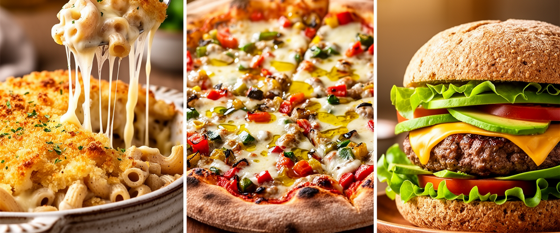 Healthy Comfort Food Makeovers: Mac & Cheese, Pizza, Burgers, and More