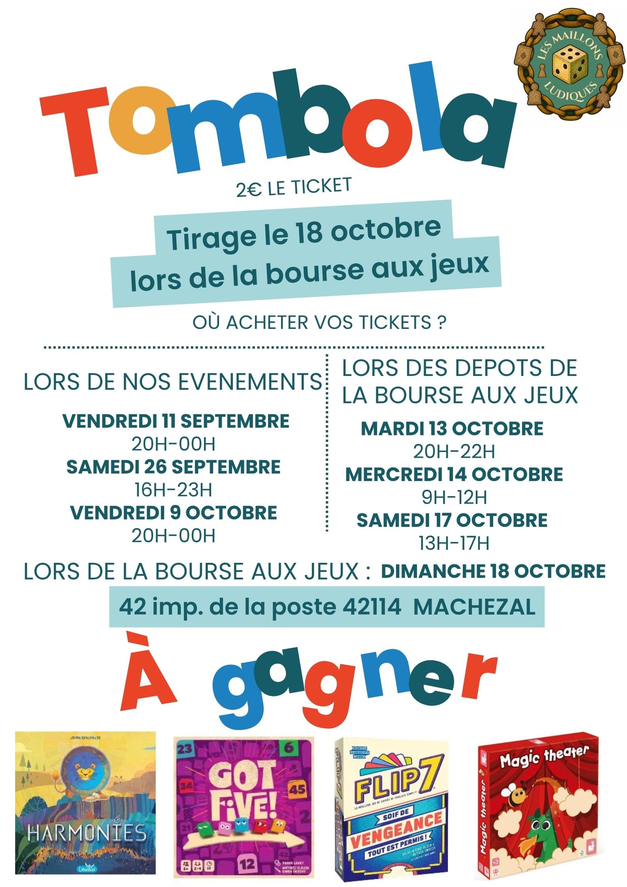 La tombola des Maillons Ludiques