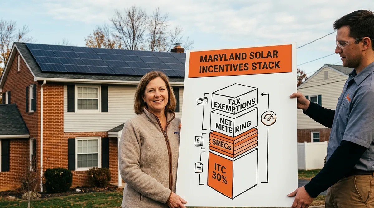 How Maryland solar incentives stack to reduce your total cost in 2026
