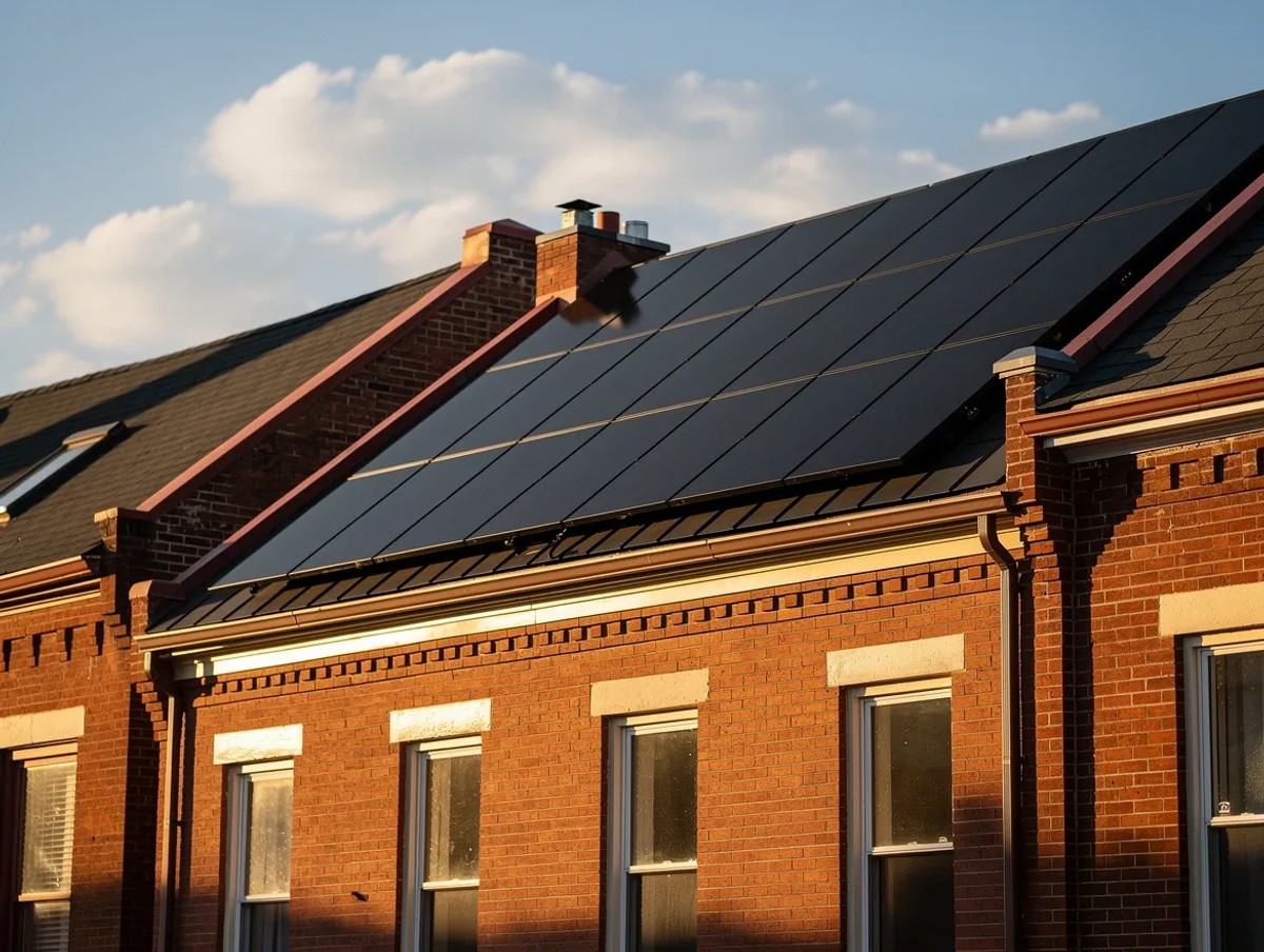 Payback timeline and 25-year ROI breakdown for a typical 6 kW DC solar installation showing 2-3 year payback and $53K-$75K lifetime returns