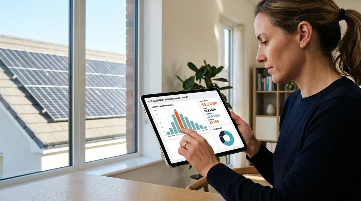 DC homeowner tracking solar panel SREC production