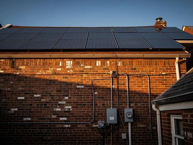 DC solar rebates 2026 — rooftop solar panels on a brick row house in Washington DC