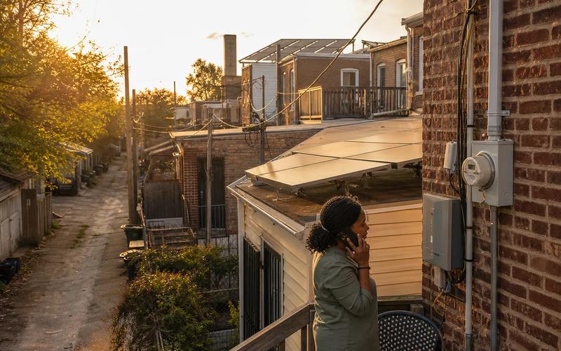 DC solar service support: rooftop panels connected to Pepco with homeowner receiving a phone call from a named service contact