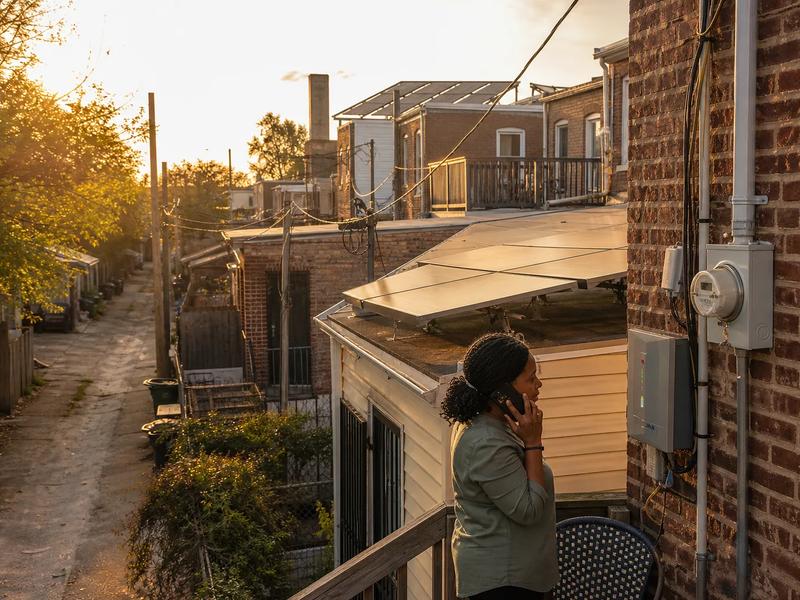 DC solar service support: rooftop panels connected to Pepco with homeowner receiving a phone call from a named service contact