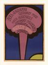 On the Beach Polish film poster showing pink atomic mushroom cloud against a blue background.