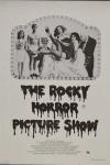 Black-and-white film poster of The Rocky Horror Picture Show.
