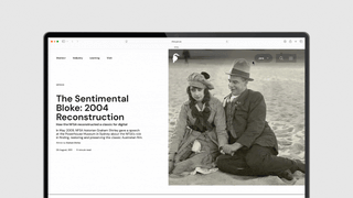 Looping movie showing the "Your Stuff" tray opening on the NFSA website.