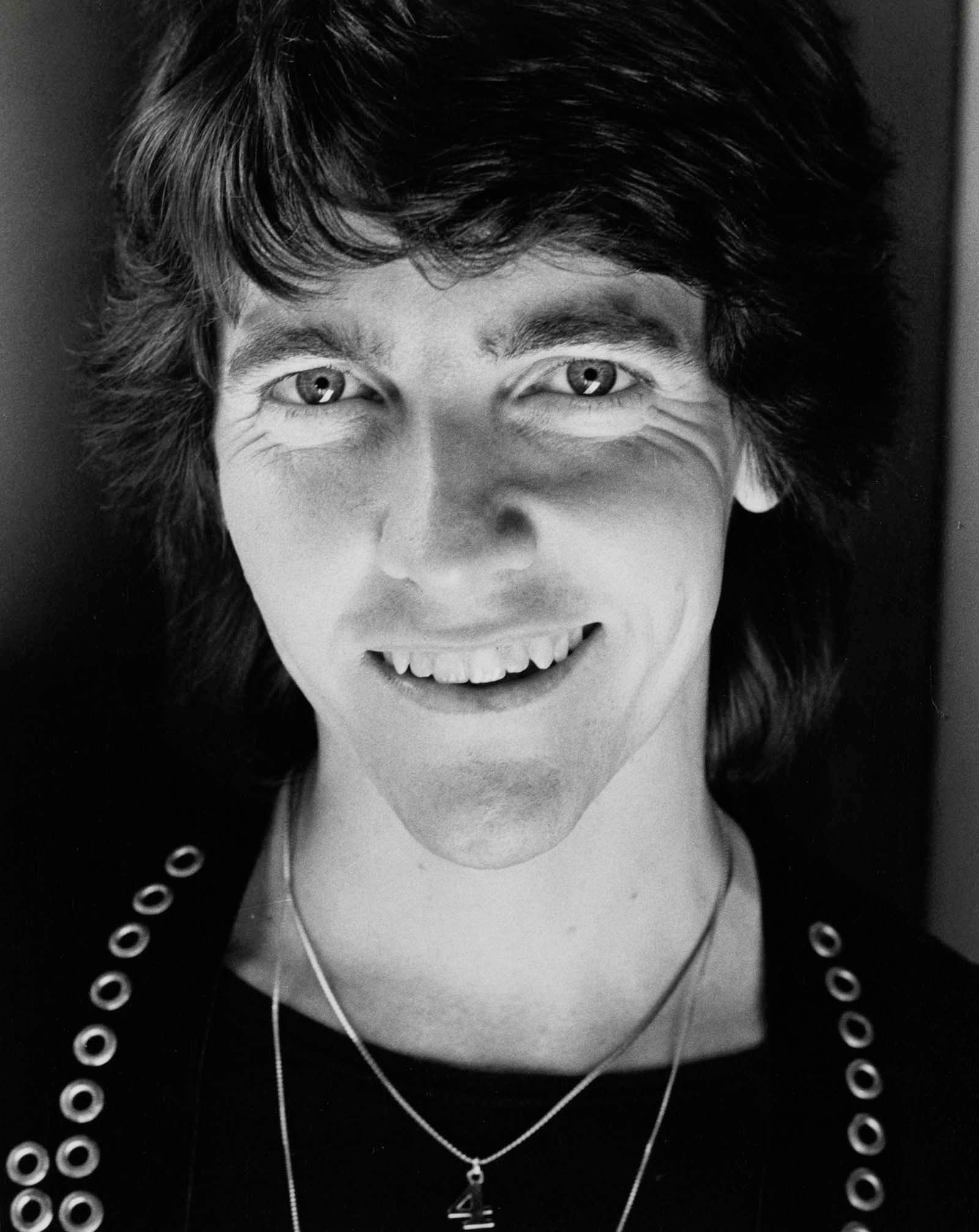 Singer-songwriter Jeff Phillips smiles for the camera in a promotional photo from 1978