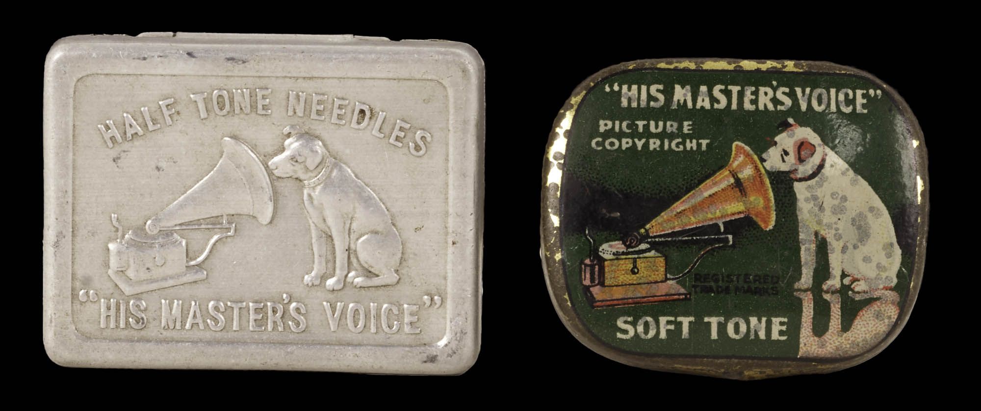 His Master's Voice gramophone needle tins | NFSA