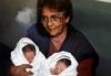 Aunty Pansy Hickey Holding her Grandchildren