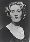 Head and shoulders portrait of Dame Joan Sutherland, signed love from Joan xxx