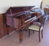 A square piano from the 1840s.