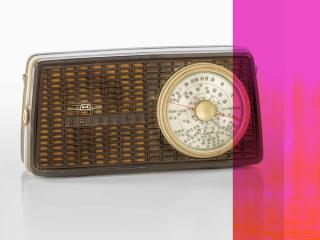 Portable radio from the 1960s