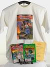 T-shirt featuring an image from the video game Halloween Harry