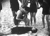Still frame of a Lifesavers advertisement showing a woman rescued by a lifesaver.