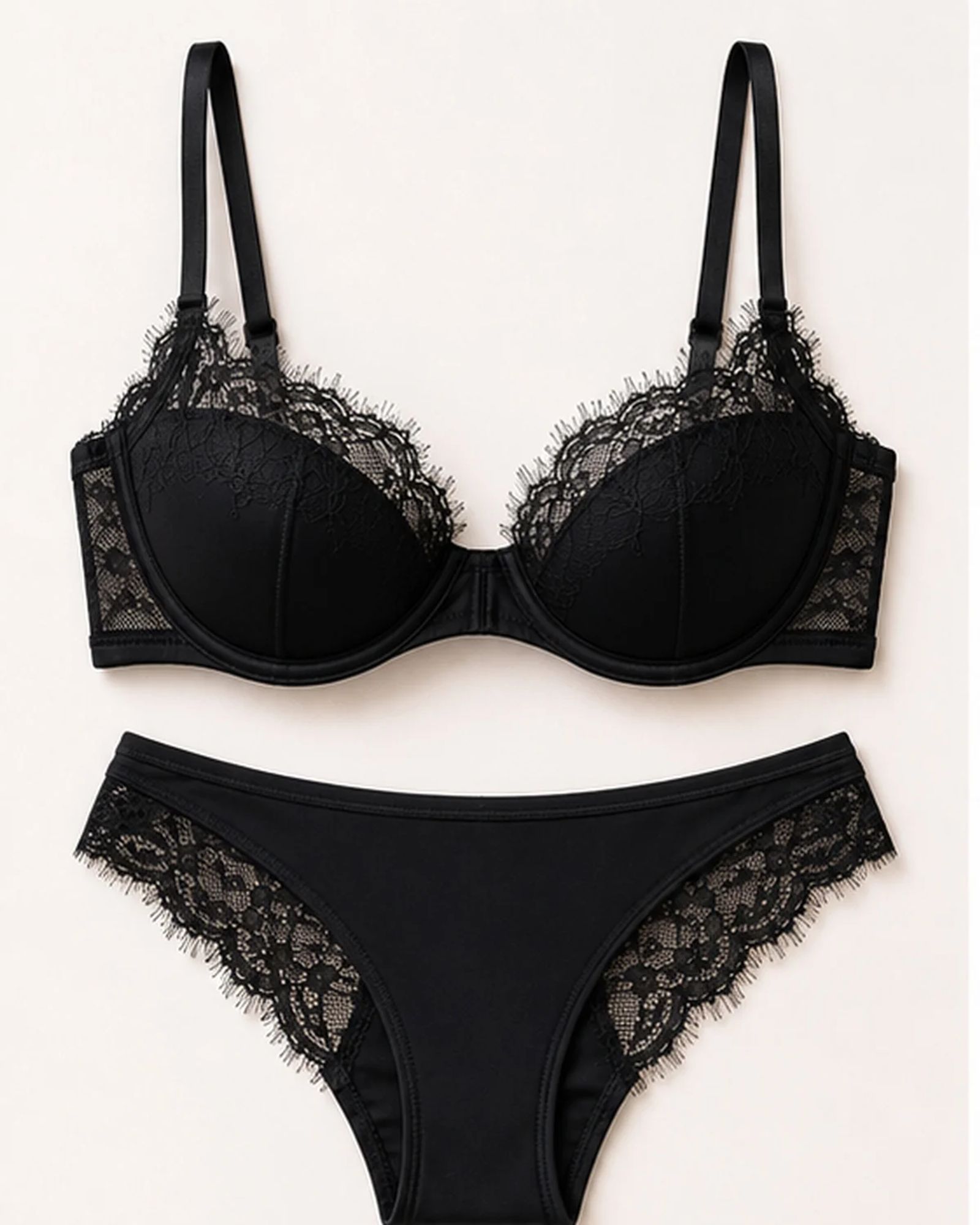 Luxury Black Lingerie Set — view 1 of 4