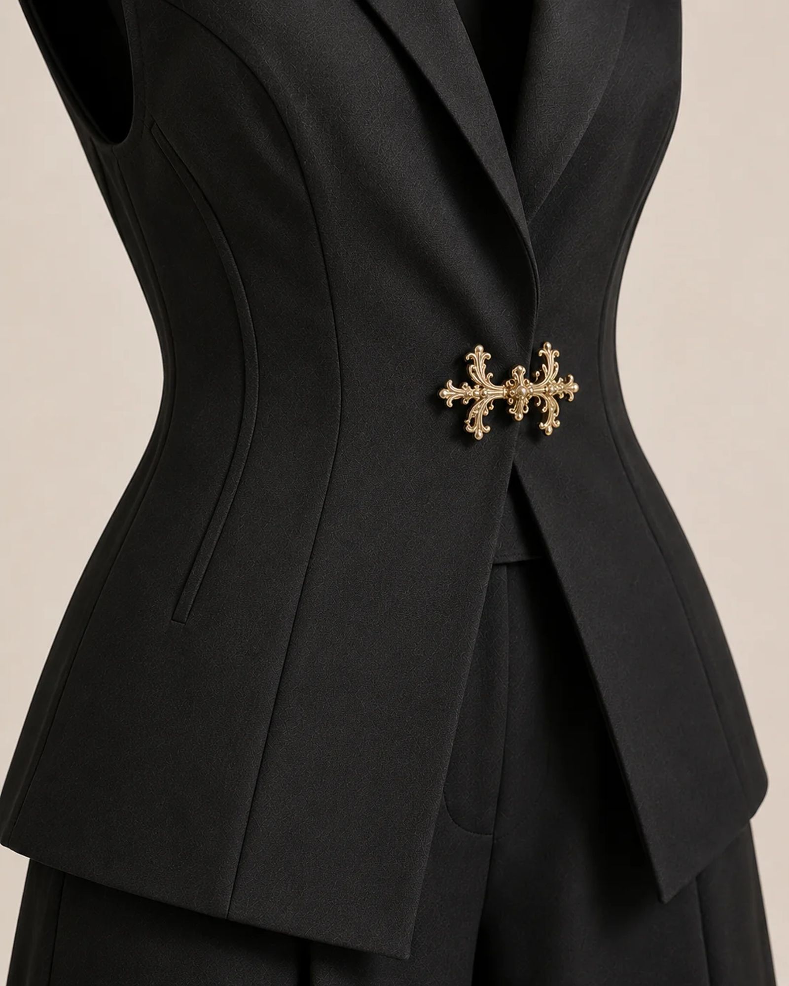 Élan Sculpt Waistcoat & Palazzo Set — view 1 of 4