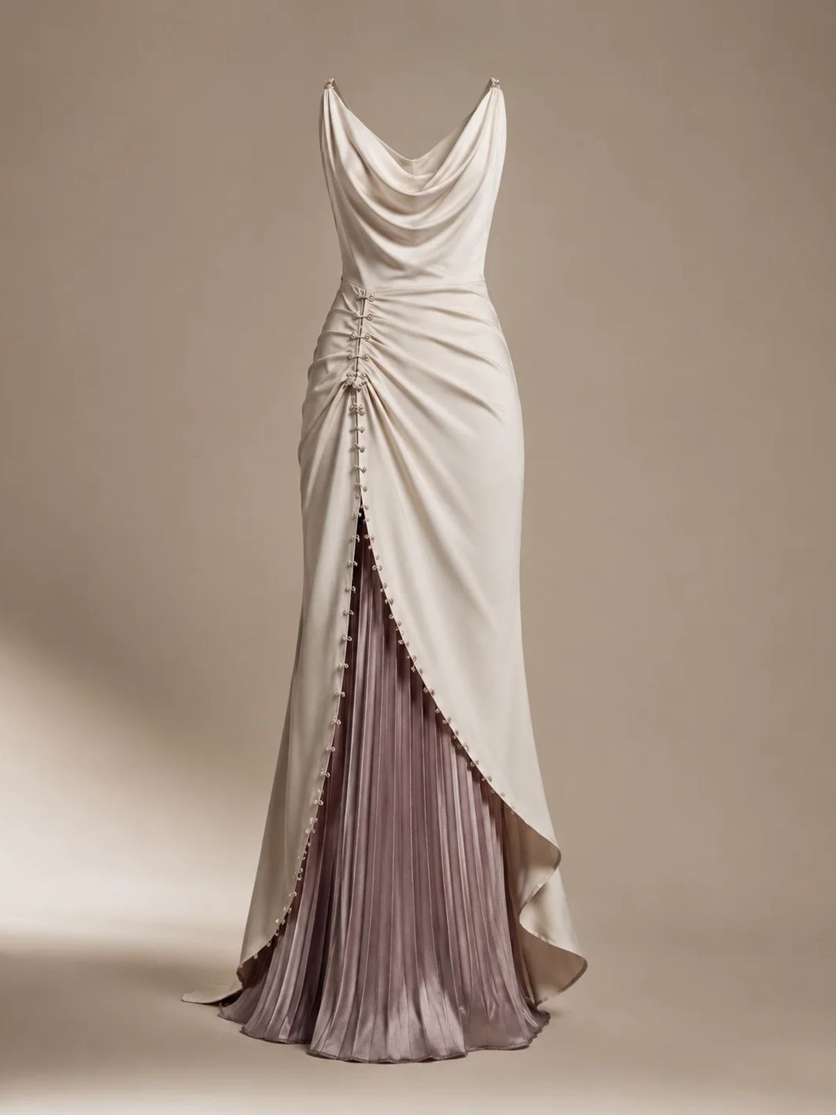 Lunéa Draped Gown