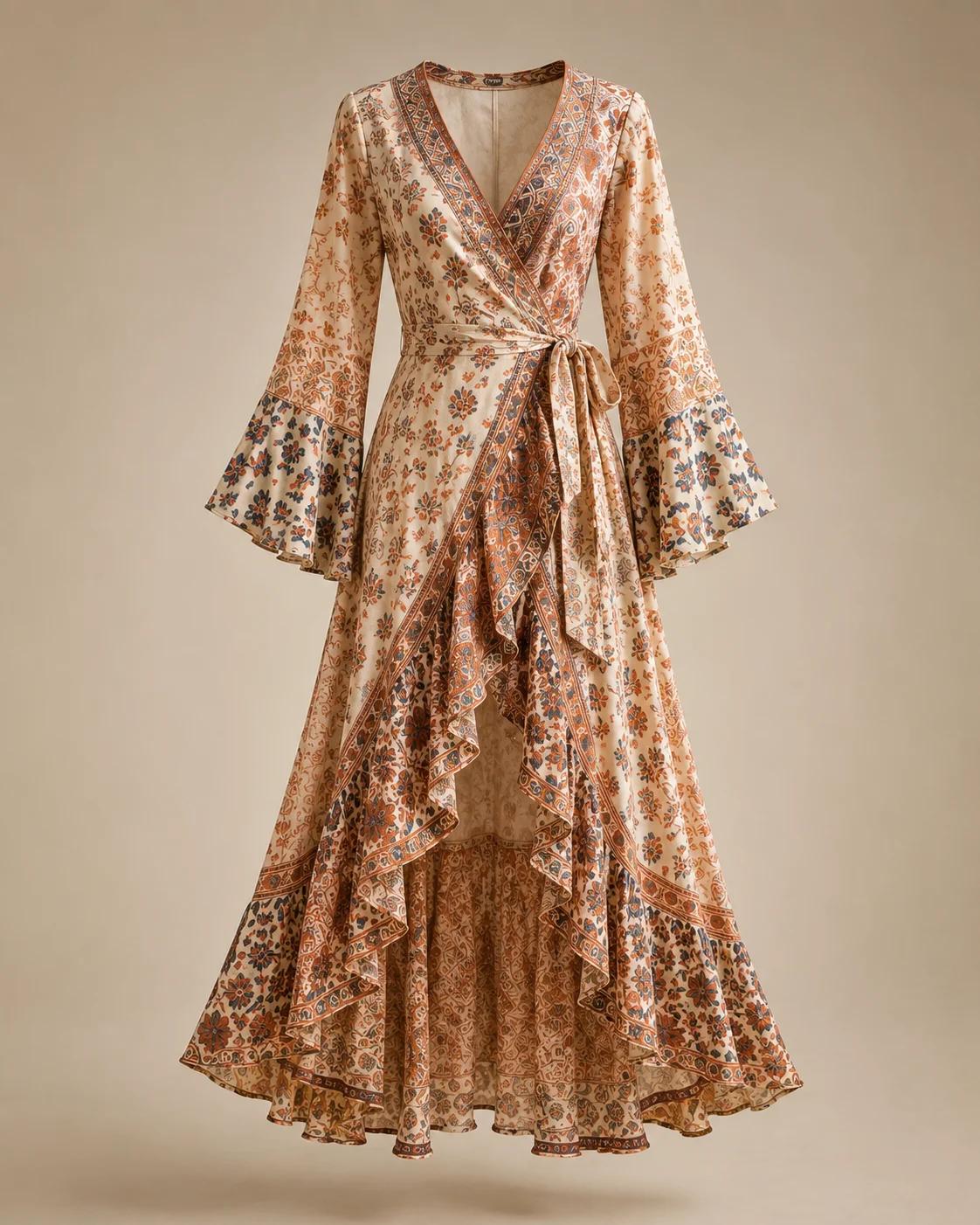 MEHER WRAP DRESS