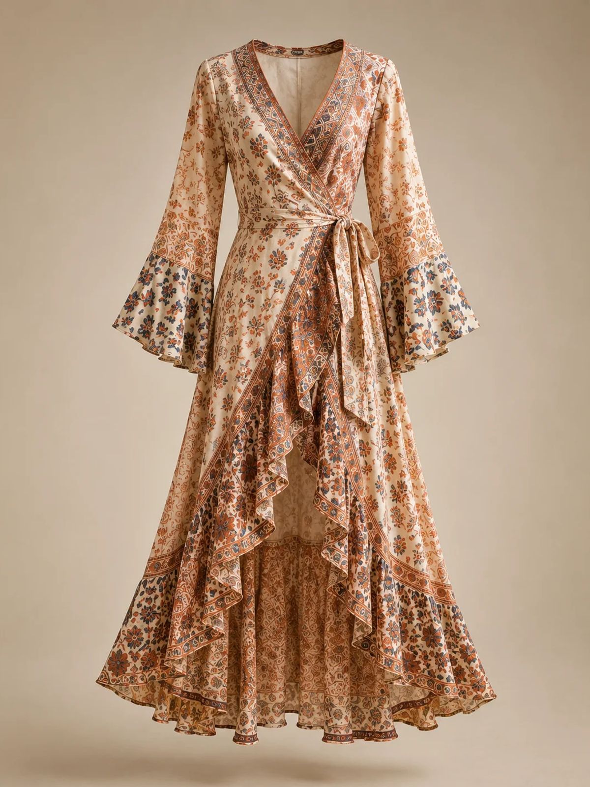 MEHER WRAP DRESS