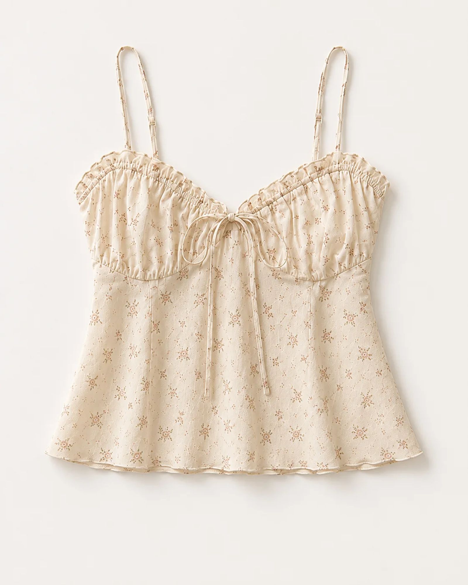 Vintage Floral Ruched Cami Top — view 1 of 4