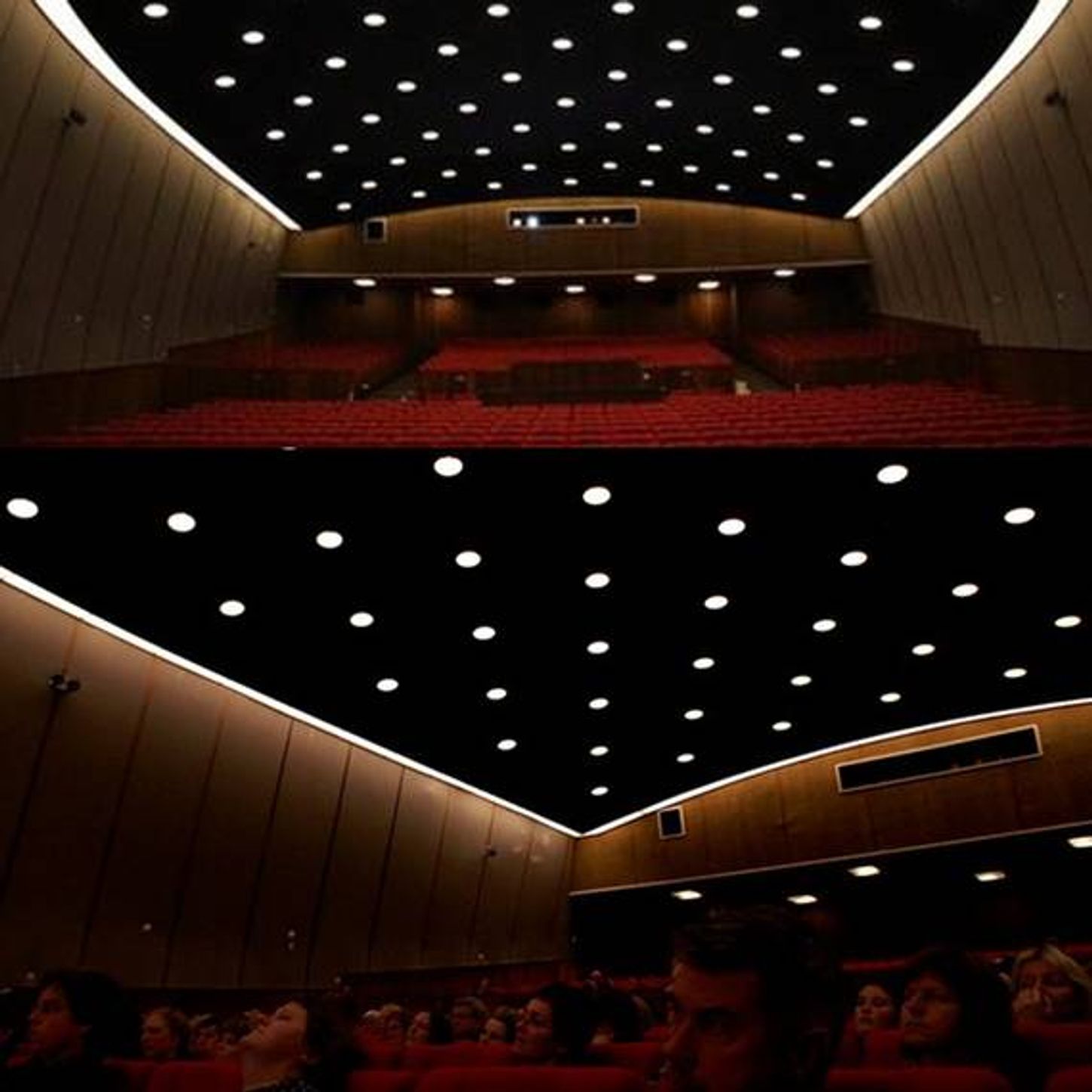 Bilde av salen i Odda Kino